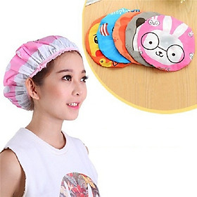 Combo 4 Mủ chụp đầu ủ tóc xinh xắn - màu ngẫu nhiên