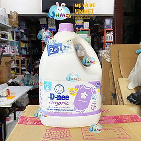 Nước giặt Dnee chính hãng 2600ml (màu tím Yellow Moon 2in1) - Thái Lan