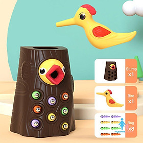 Mua Đồ chơi chim gõ kiến bắt sâu có nam châm giáo dục cho trẻ độc đáo