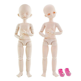 2Pcs 1/6 Jointed Doll Body DIY Parts For  Doll Making Accessories