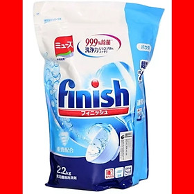 Bột rửa bát  Finish túi 2,2kg dùng cho máy rửa chén bát