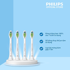 Đầu Bàn Chải Điện W2 Philips Sonicare HX6064 67 Sạch Sâu, Trắng Răng