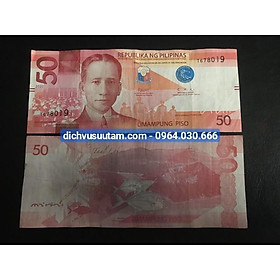 Mua Tiền Philippine mệnh giá 50 pesos sưu tầm  (tiền mới 85%)