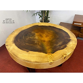 Mua Bàn Cafe Gỗ Me Tây  Bàn Sofa Gỗ Me Tây  Bàn Trà Gỗ Me tây  Bàn Sân Vườn Gỗ Me Tây Dài 90cm Rộng 83cm Dày 10cm
