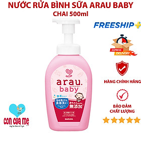 Nước Rửa Bình Thảo Mộc Arau Baby (500ml)