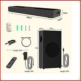 Dàn loa 2 Micro Không Dây karaoke Loa Siêu Trầm Loa Bluetooth 5.0 3D Stereo