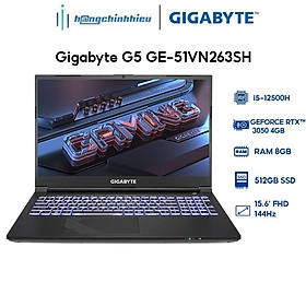 Mua Laptop Gigabyte G5 GE-51VN263SH (i5-12500H | 8GB | 512GB | GeForce RTX 3050 4GB | 15.6  FHD 144Hz | Win 11) Hàng chính hãng