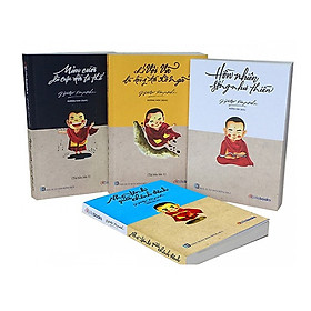 Bộ 04 Cuốn Sách: Hồn Nhiên Giống Như Thiền + Mỉm Cười Dù Cuộc Đời Là Thế + Chớ Vội Vã Dù Dòng Đời Xô Ngã + Nhẹ Tên Giữa Chênh Vênh
