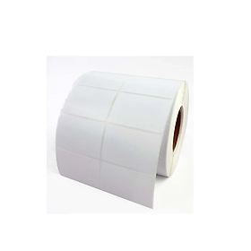 Mua lỐC 2 Cuộn Giấy in tem nhãn  mã vạch 50x40mm  2 tem/hàng  cuộn 50m