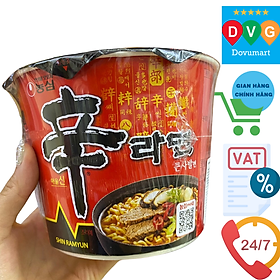 Mì Shin Cay Nongshim Hàn Quốc Bát Lớn 114G / 농심) 신라면 큰사발 114G