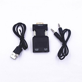 Bộ Chuyển Đổi VGA sang HDMI kèm Audio - VGA to HDMI