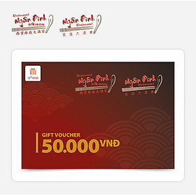 Giftpop - Phiếu Quà Tặng Ngân Đình Restaurant 50K