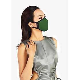 Khẩu trang thời trang cao cấp Soteria Olive ST258, bộ lọc bụi mịn N95 BFE PFE > 99% đến 0.1 micromet