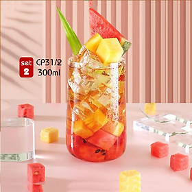 Mua Bộ 2 ly thủy tinh chịu nhiệt CP31  300mL