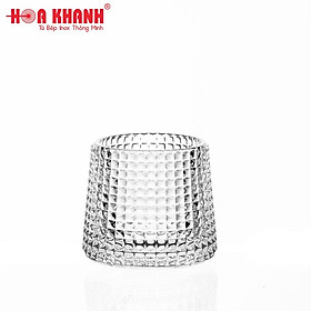Mua LY RƯỢU MẠNH THỦY TINH ĐẾ XOAY HOA TRÒN 170ML - KB148A