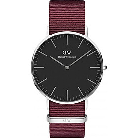Đồng Hồ Nam Daniel Wellington DW00100270 - Tròn 2K SG Dây Vải Đỏ (40mm)