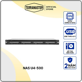 Mua Thiết bị lưu trữ NAS TerraMaster U4-500 Server 4bay hàng chính hãng
