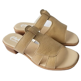 Dép Cao Gót Nữ BIGGBEN Da Bò Cao 5 Phân DCG113