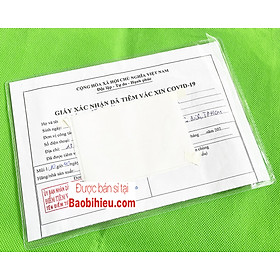 Túi đựng giấy tờ khổ A5 bằng nhựa dẻo PVC sổ đăng kiểm, giấy chứng nhận