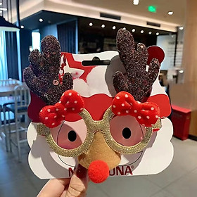 Kính noel, mặt nạ hoá trang noel siêu xinh, Cài tóc bờm tóc noel, quà tặng giáng sinh, christmas decor nhiều mẫu