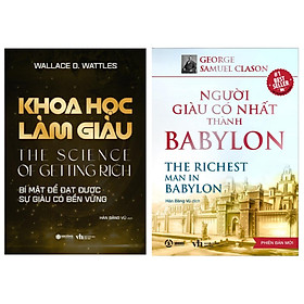 Sách Combo 2 Cuốn : Khoa Học Làm Giàu + Người Giàu Có Nhất Thành Babylon