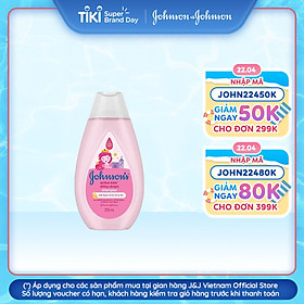 Dầu gội óng mượt Johnson's cho bé gái 200ml