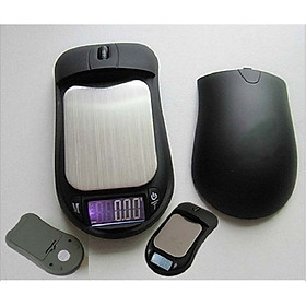 Mua Cân tiểu ly điện tử hình chuột máy tính mini đa năng tải trọng 200g ( Tặng kèm miếng thép để ví đa năng tiện dụng 11in1 )