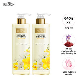 Combo 2 Sữa Tắm Nước Hoa Cindy Bloom Romantic Muse 640g/chai