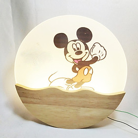 Hình ảnh Đèn trang trí gắn tường phòng ngủ, phòng khách LED hình chuột Mickey ngộ nghĩnh