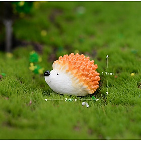 Mô hình con Nhím trang trí tiểu cảnh terrarium quà tặng trang trí