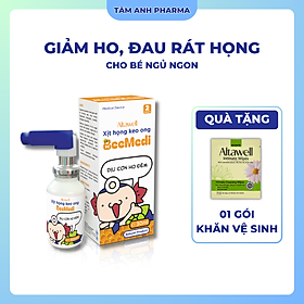 Xịt Họng Keo Ong Altawell BeeMedi, Giảm Ho Rát Họng, Loãng Đờm Cho Trẻ Từ 6 Tháng Tuổi