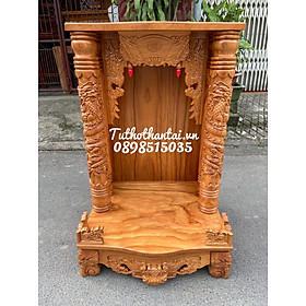 Mua Bàn thờ thần tài gỗ gõ đỏ 68 x 107CM BTG68107
