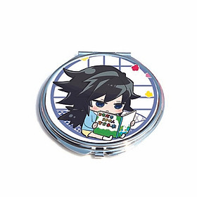 Gương cầm tay IN HÌNH Kimetsu No Yaiba - Thanh Gươm Diệt Quỷ anime ver em bé