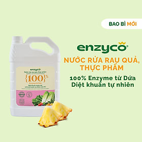 Nước ngâm rửa rau củ quả, thực phẩm sinh học Enzyco 4L - 100% Enzyme Dứa