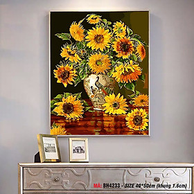 Tổng hợp tranh số hóa tự tô màu bán chạy hot trend 2021 sale khung 1.6cm