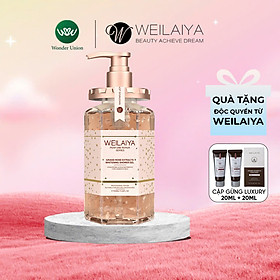 Sữa tắm trắng da cánh hoa hồng Damask Weilaiya Grand Rose Extracts Whitening Shower Gel 450ml