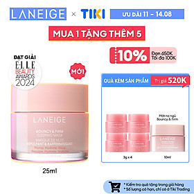 Mặt Nạ Ngủ Laneige Bouncy & Firm Sleeping Mask 25ml tăng cường collagen và làm săn chắc da