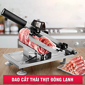Mua Dao Cắt Thái Thịt Đông Lạnh Có Thể Điều Chỉnh Độ Dày Của Thịt  Có Thanh Cố Định Khối Thịt Tiện Lợi Và Đa Năng