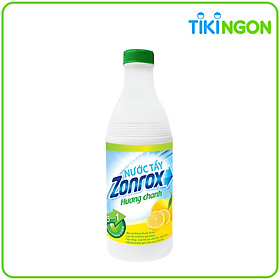 Nước Tẩy Trắng Diệt Khuẩn Zonrox Hương Chanh Tươi 500ml