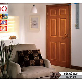 Cửa phòng ngủ gỗ công nghiệp Juno sofa HDF 6A - màu ván tùy chọn