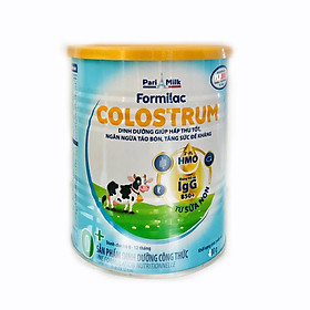 Sữa Formilac Colostrum 0+ lon 800g - Dinh dưỡng giúp hấp thu tốt, ngăn ngừa táo bón, tăng sức đề kháng của NutiFood