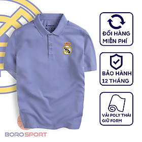 Áo Polo Boro Sport Chất Liệu Vải Poly Thái Giữ Form Thiết Kế Thời Trang Năng Động Real Madrid