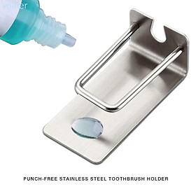 Mua Giá Đỡ Bàn Chải Đánh Răng Gắn Tường Bằng Thép Không Gỉ Tiện Dụng Cho Phòng Tắm