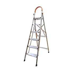 Mua Thang ghế Inox 6 bậc 145cm DIY TLS-06 hàng chính hãng - Tiêu chuẩn EN131
