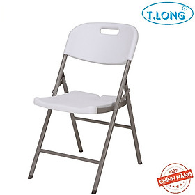 Ghế xếp Thanh Long HY-Y56 (57x46x83 cm) Màu trắng – thích hợp với không gian của văn phòng, quán ăn, quán café..