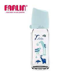 Bình Sữa Thủy Tinh Cổ Rộng City Bottle của FARLIN- Nam Phi - 240ml