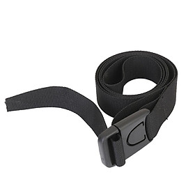 120cm Multifunctional Outdoor Survival Utility Waist Band Belt Strap Safety Gear Easy Push Buckle Black