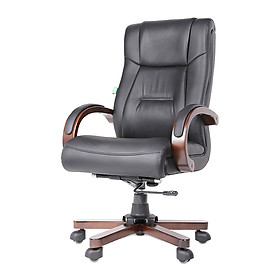 Mua Ghế giám đốc nhập khẩu chân gỗ MNEC-18036-U