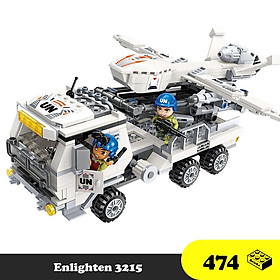Enlighten 3215 - Đồ chơi Lắp Ráp Xe Tải Công nghệ mới - Enlighten High-Tech Truck Police