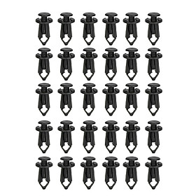Nylon Bumper Fasteners Fender Rivet Clips 30PCS 9mm Universal Auto Clips & Fastener for Bumper Fender Clips Replacement CN
